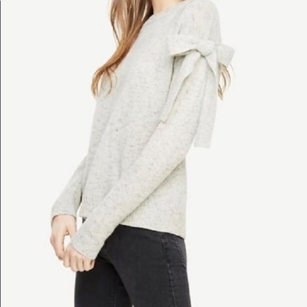 Ann Taylor Bow Sleeve Sweater - Picture 1 of 5